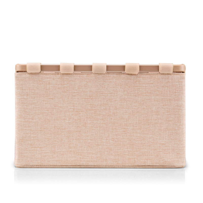 Reisenthel Recycled Polyester Fabric Decorative Bin, Frame twist coffee