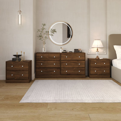 Altoona Dresser With 2 Nightstands