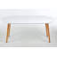 Table extensible, table de salle à manger, table basse avec pieds en bois-1029094025