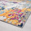 Tapis abstrait rose / bleu / orange Altero-481761850