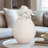 Brayden Studio® Elphantine 3D Printed Vase, Ivory/Beige-1294797457