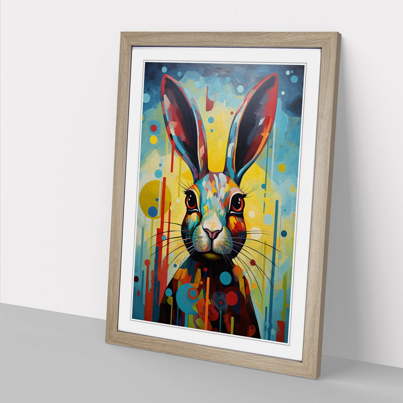 Hare Orphism No.2 - Framed Print