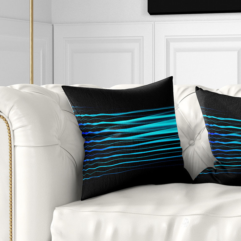  Coussin Abstract, 16 po x 1 po, Coussin décoratif