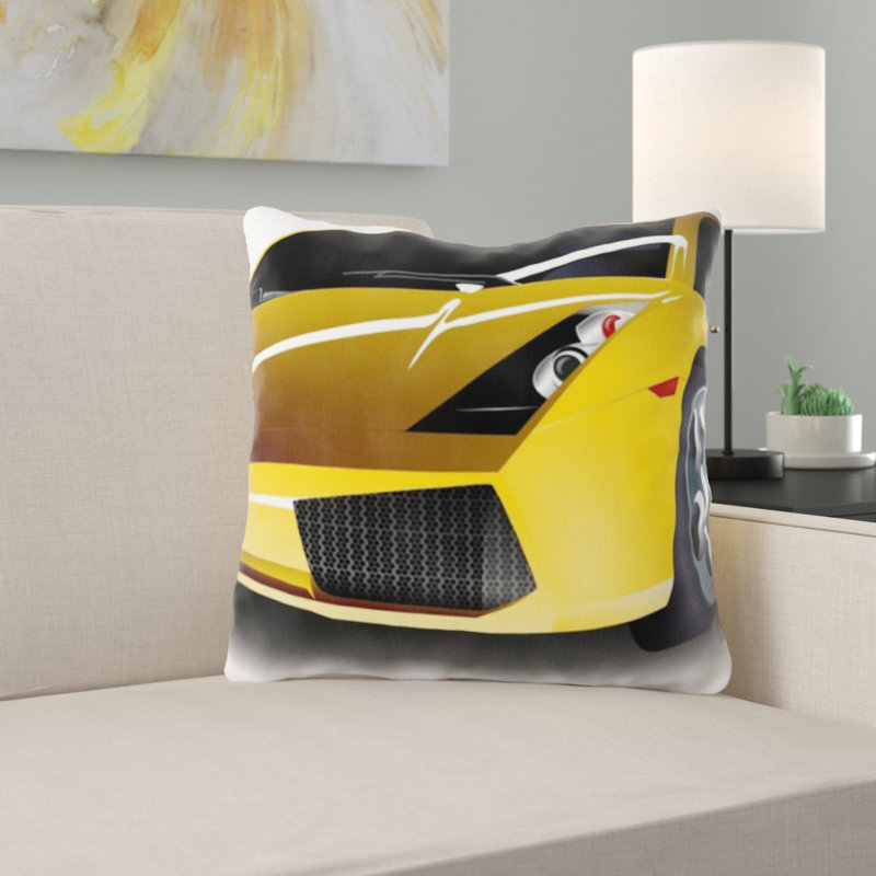 Microsuede Throw Pillow