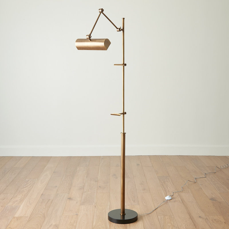 LED Swing Arm Floor Lamp