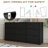 63" W 9 Dresser Drawer For Bedroom, Wood Drawer Dresser With Pull Handle-118615263
