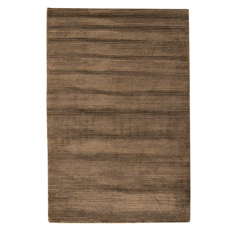 Hand-Knotted High-Quality Brown Area Rug
