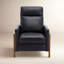 Fauteuil inclinable Bosse en cuir véritable-1140086892