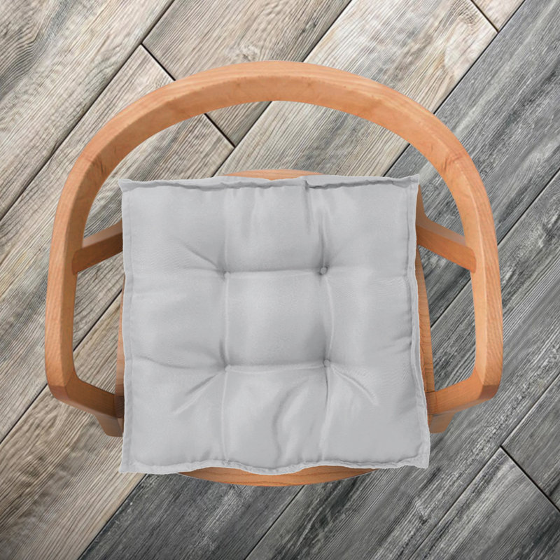 OUTDOOR WATERPROOF BOOSTER CUSHION 45X45 SILVER, Silver