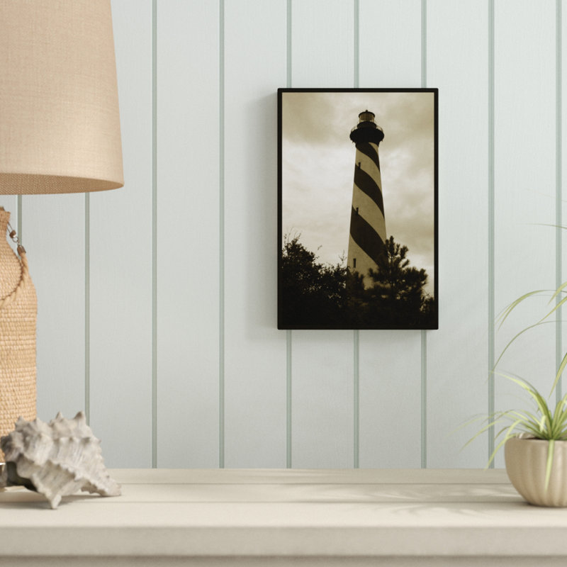 Hatteras Island Lighthouse by Jason Johnson - Print on Canvas, 30cm H x 20cm W, Wrapped Canvas