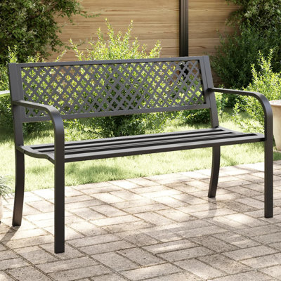 Alpert Steel Outdoor Bench