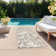 Fernville Washable Floral Indoor / Outdoor Rug