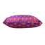 Housses de coussin décoratives faites à la main de 16 po x 16 po à motif de soie magenta d'intérieur, paquet de 1