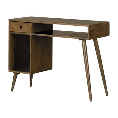 Aquamarine wooden desk, 90x54x79 cm