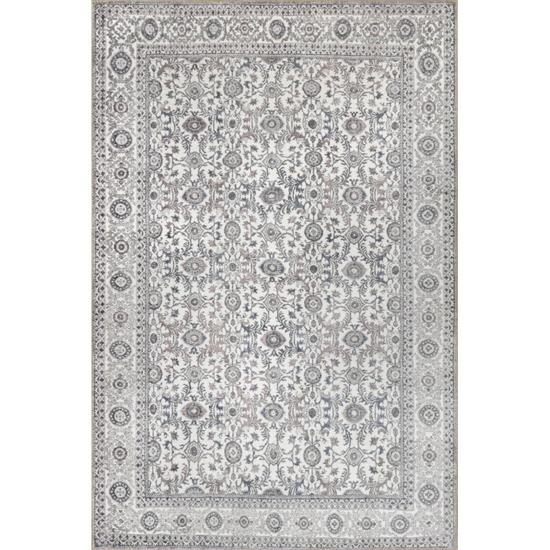 Tapis en chenille lavable Jax Antique Vintage, Carré 6 pi 11 po