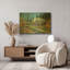 «Orchard Borded By Cypresses» par Vincent Van Gogh, art mural en métal doré, 36 po x 24 po-763626405