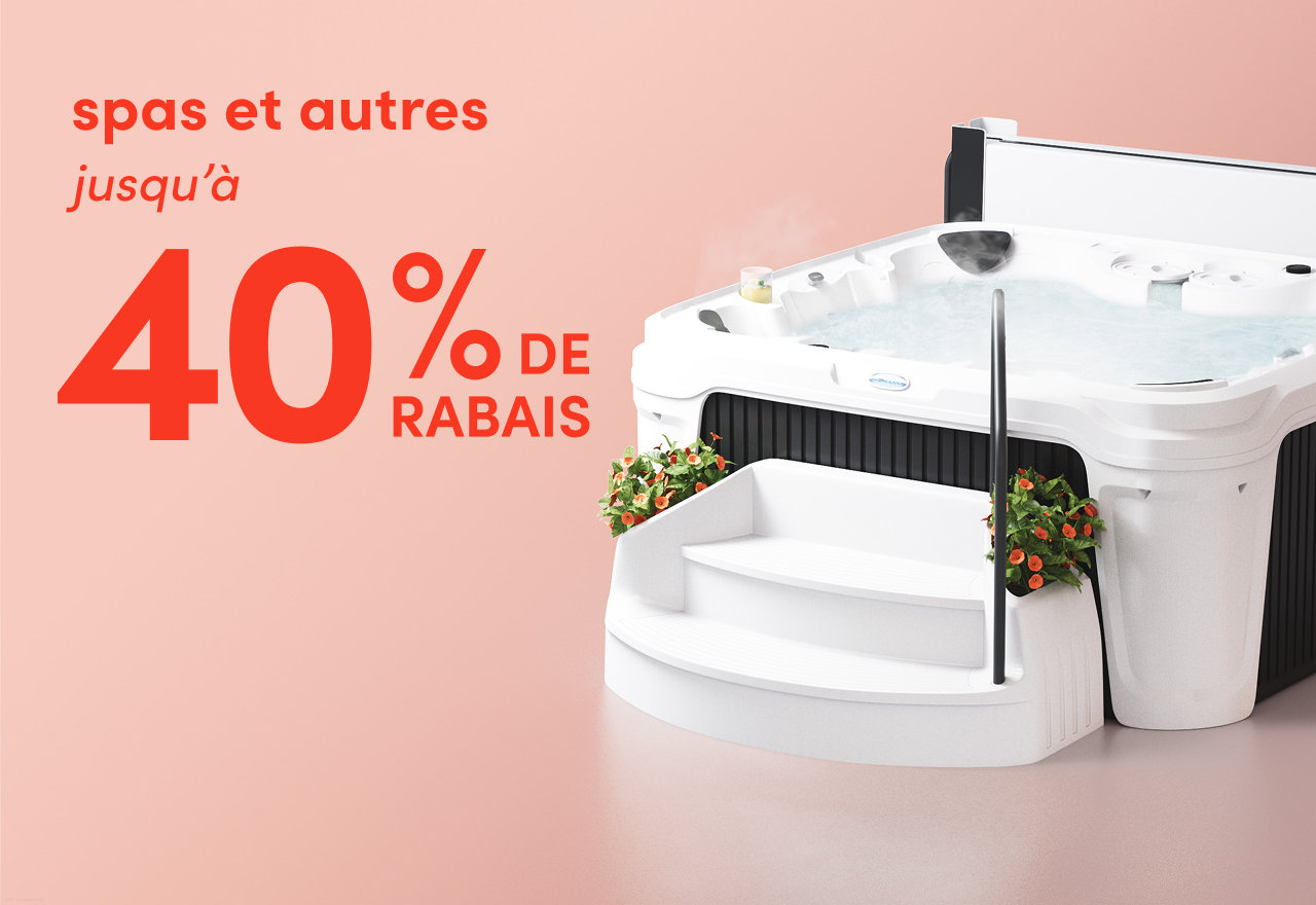 spas et autres en solde