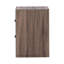 Table de chevet pour chambre à coucher, table de chevet à 2 tiroirs pour la maison