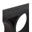 Solid Mango Wood Console Table, Black