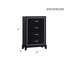 Commode 4 tiroirs Livingston - noir
