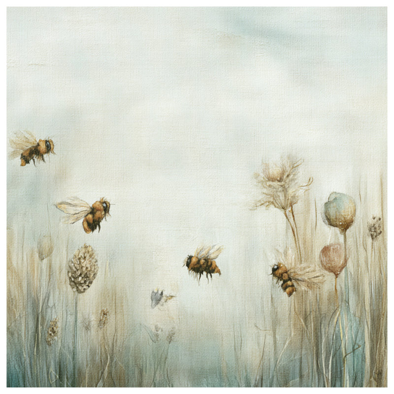 Édredon Bees In Meadow, Lit simple