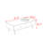 Nordic style wood coffee table
