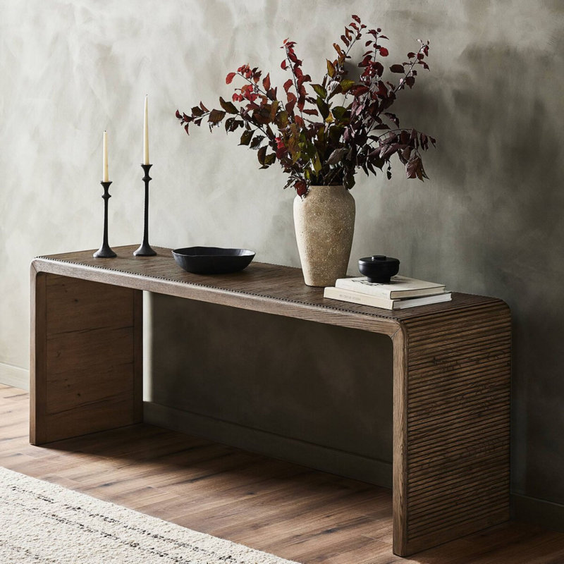 Claribel 80'' Console Table, Brown