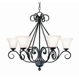 Olivia 6 - Light Chandelier