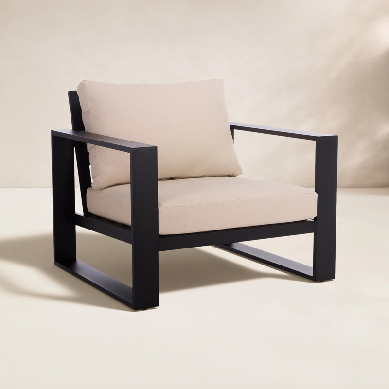 Fash Aluminum Chair Set Of 2, Black
