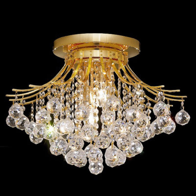 Plafonnier encastré sphérique Spoutnik 9 lumières 24 po Warlick