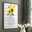 «Sunflower Perfume II», reproduction encadrée - bois massif-436811444-436811451