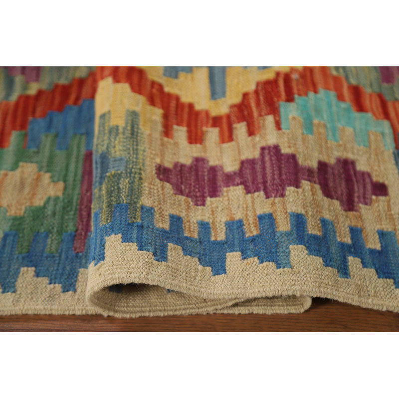 South Western Kilim Oriental Accent Rug 3x5