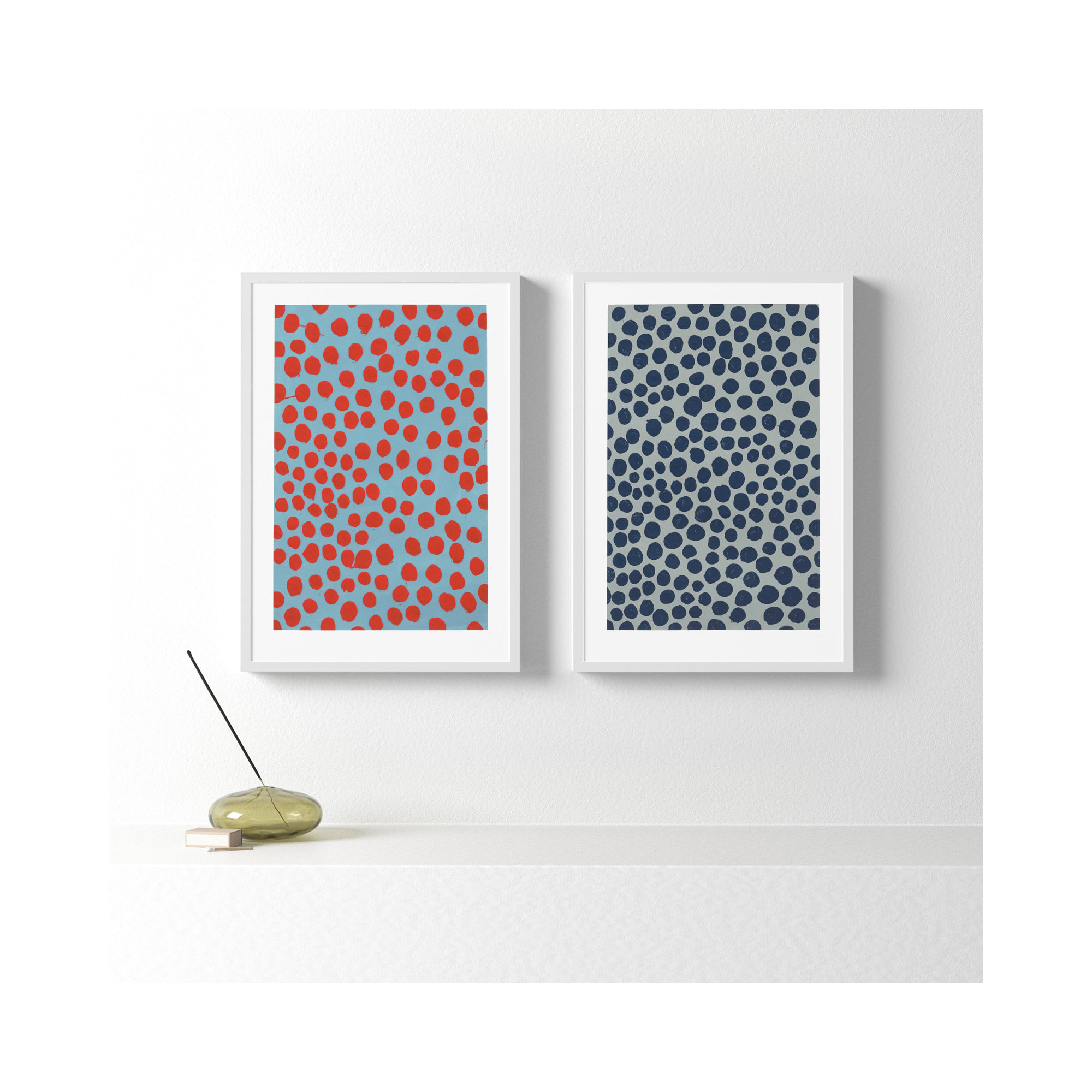 Affinity 2 by Michela Sorrentino, 20" H x 14" W x 1.25" D, White