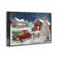 «Snowy Winter Farmhouse», art de la giclée encadrée par Ruane Manning-109011998-105949994