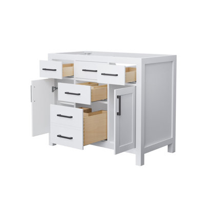 Base de meuble-lavabo simple autoportant de 41 po Beckett