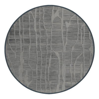 Tapis abstrait gris lavable à la machine