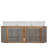 Avalon Teak Rope Outdoor Sofa - Natural-117954169-117954172