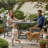 Space Saving Patio Dining Sets, Hdpe 3 Piece Modern Bistro For Patio