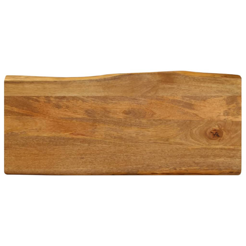 Vidaxl Table Top Solid Wood Mango, 2.5cm H x 100cm W x 40cm D