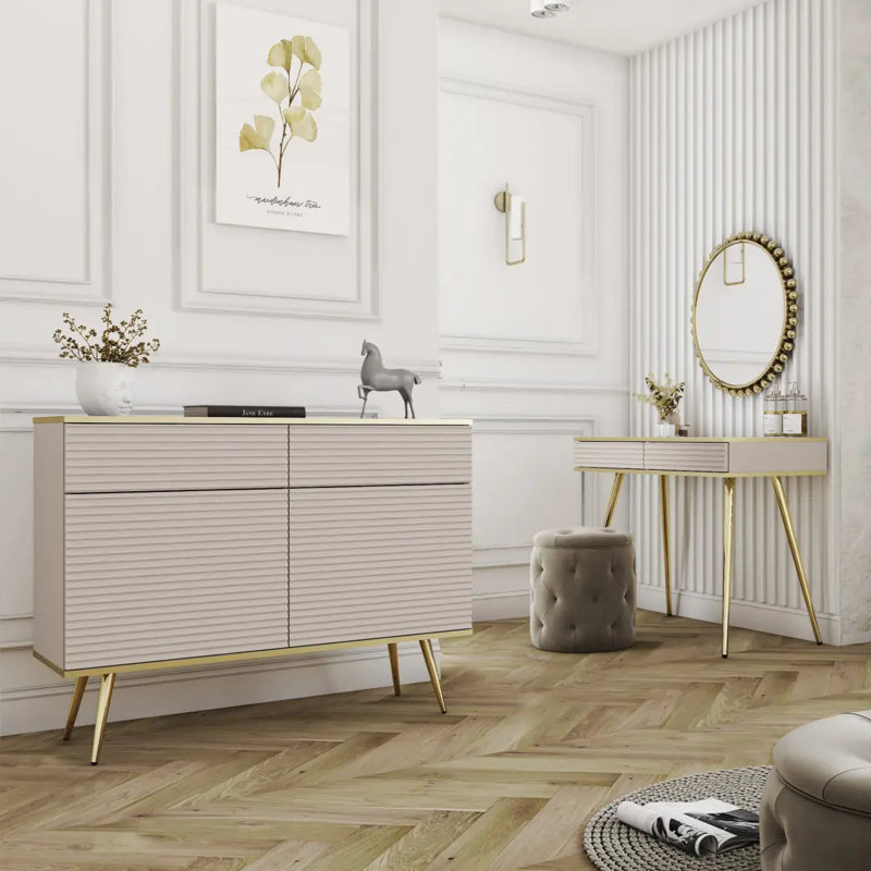 Allandra Display Stand, Beige