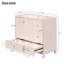 Meuble-lavabo moderne 36 po avec chargement USB, deux portes et trois tiroirs avec rangement-1207690484