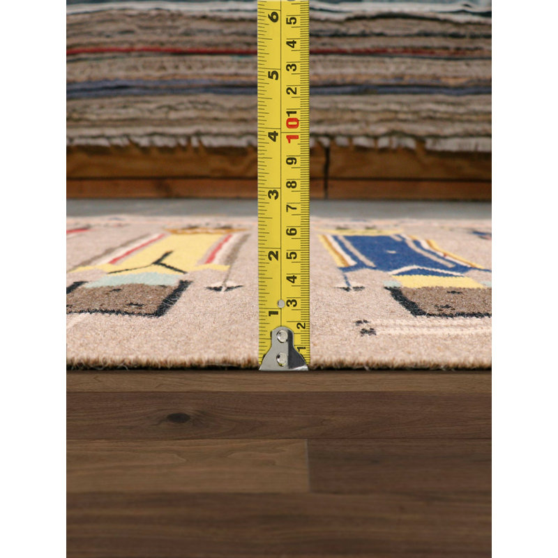 Striped Area Rug in Mocha