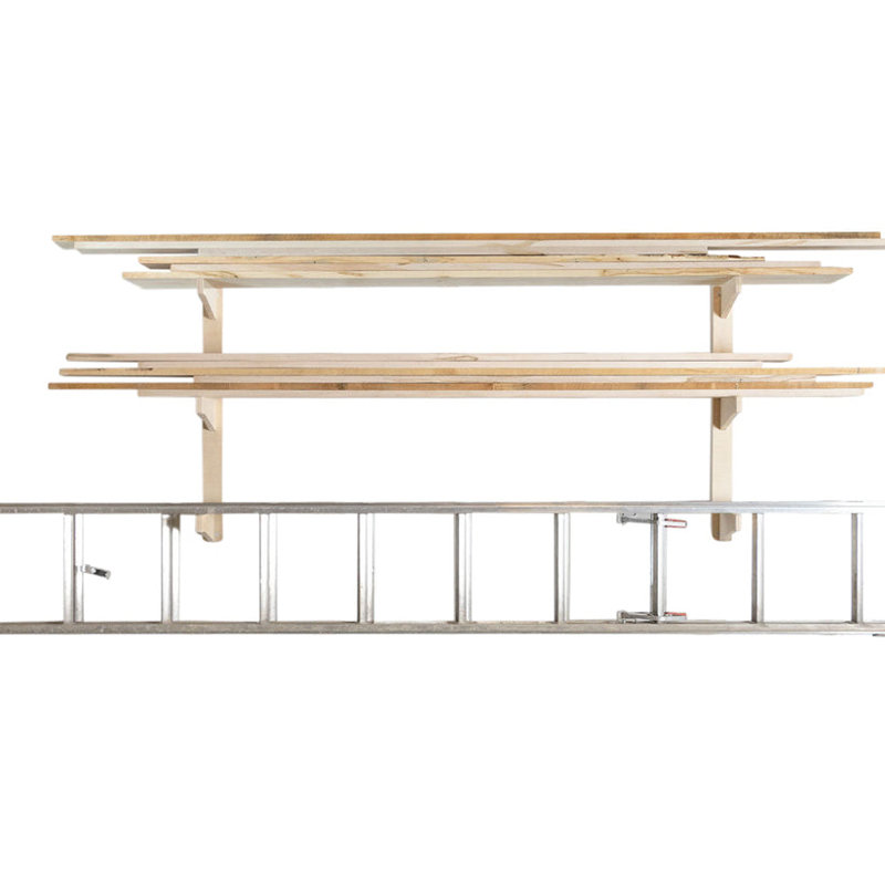 3 Tier Lumber/Ski/Ladder Rack, Unfinished