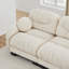 Canapé 4 places modulaire en forme de U avec mousse ergonomique et repose-pieds-132524303