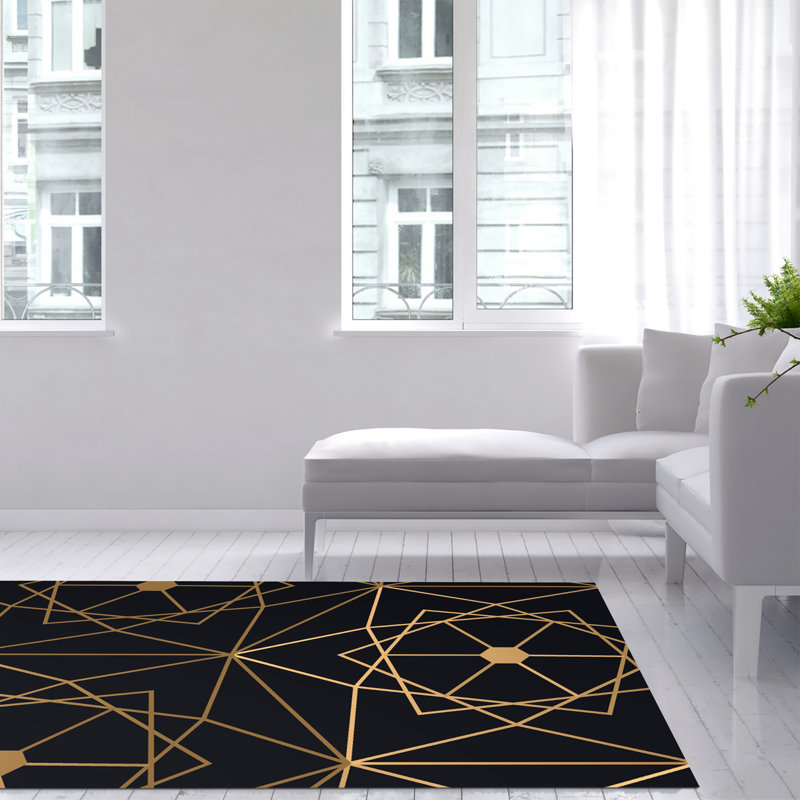 Hollenden Geometric Indoor / Outdoor Area Rug, Rectangle 155 x 230cm