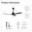 52" Solid Wood Blade Ceiling Fan with Remote-1013826746-1013826727