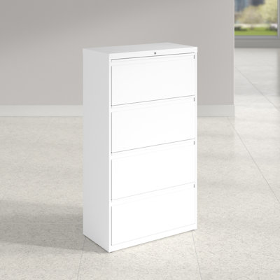 Harietta 36'' Wide 4 -Drawer Steel File Cabinet