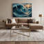 Art mural sur toile gris côtier de luxe-160926955