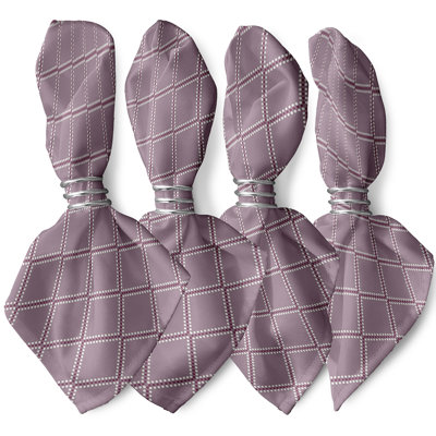 Lateasa Polyester Geometric Square Napkin