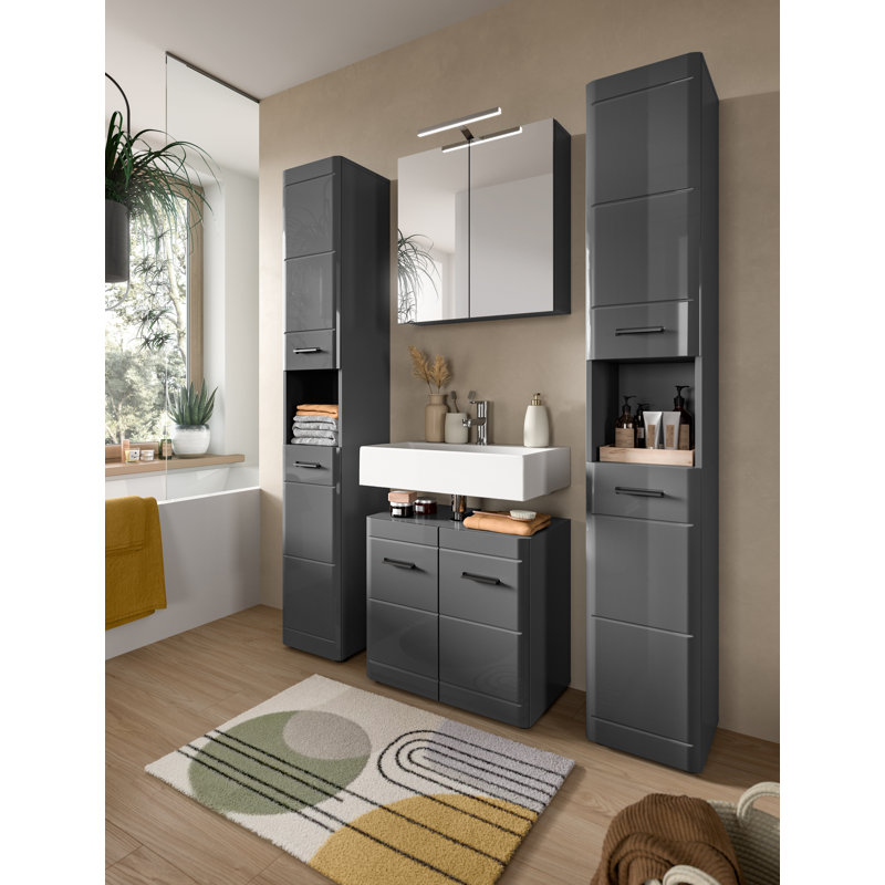 Tanuja 60cm Single Bathroom Vanity Base Only